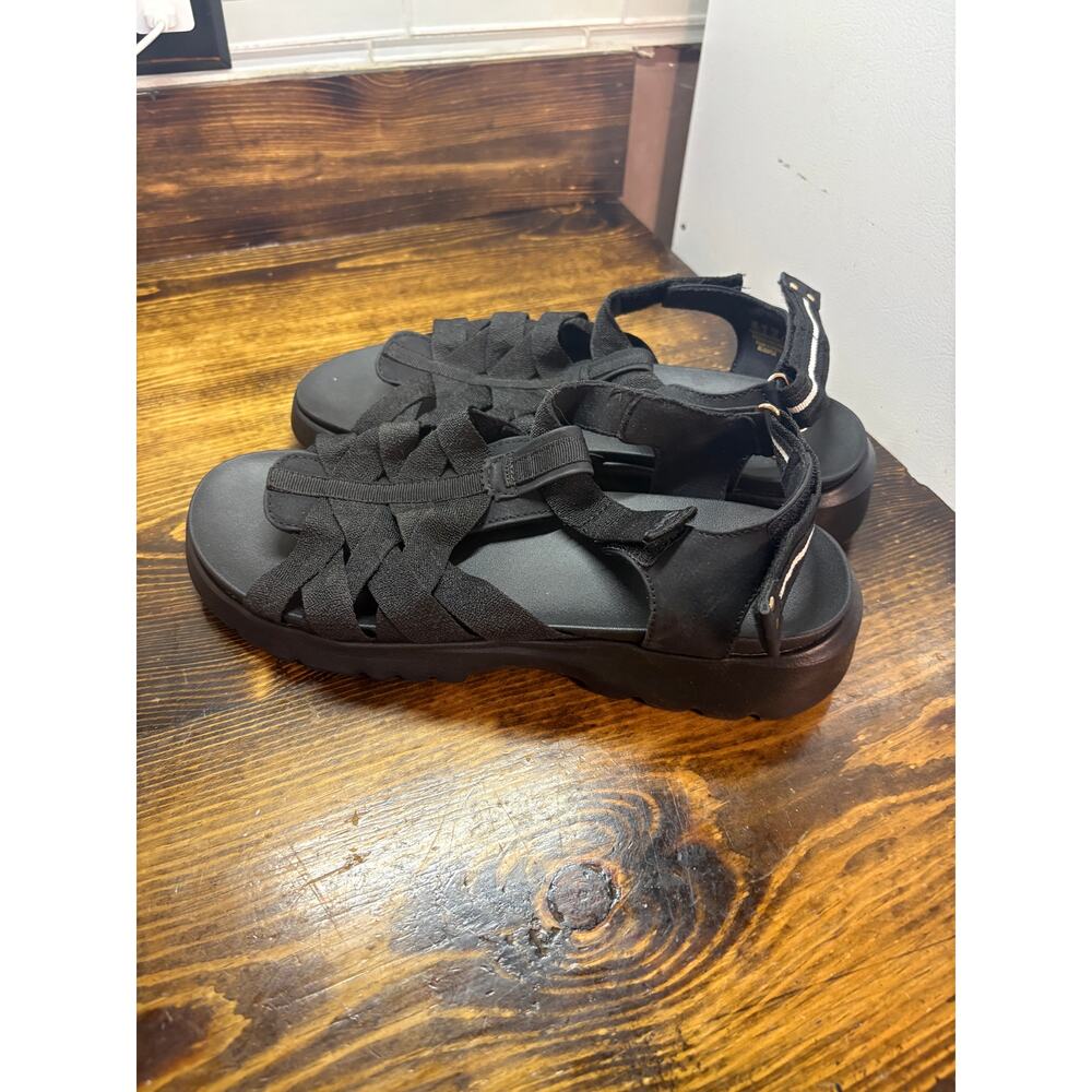 Ryka Black Sandals Size 11‎ Wide